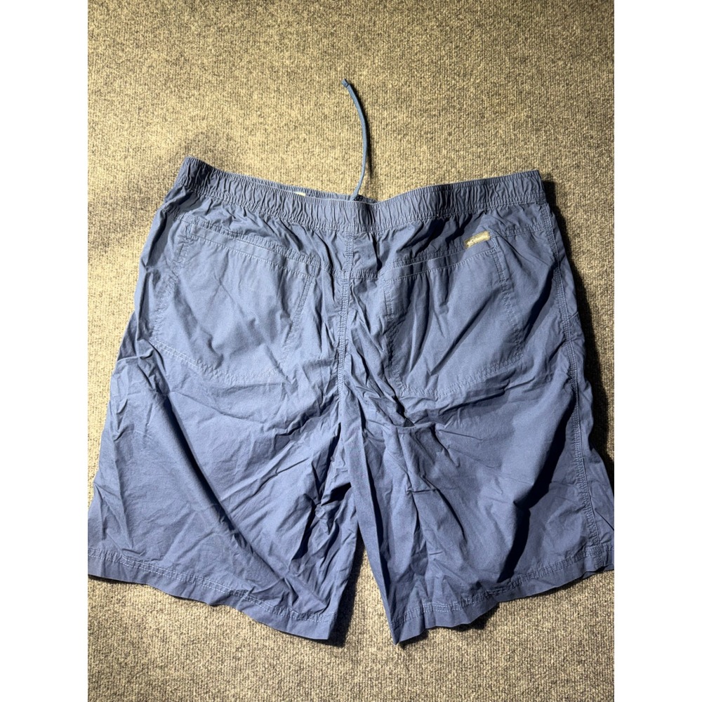 Columbia Shorts Mens 44W Blue Excellent Regular Fit Cotton Drawstring Outdoor - Picture 8 of 9